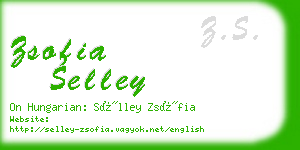 zsofia selley business card